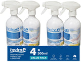 Hydro-E  HOCL TGA Approved Hospital Grade Disinfectant  4 x 500ml Value Pack
